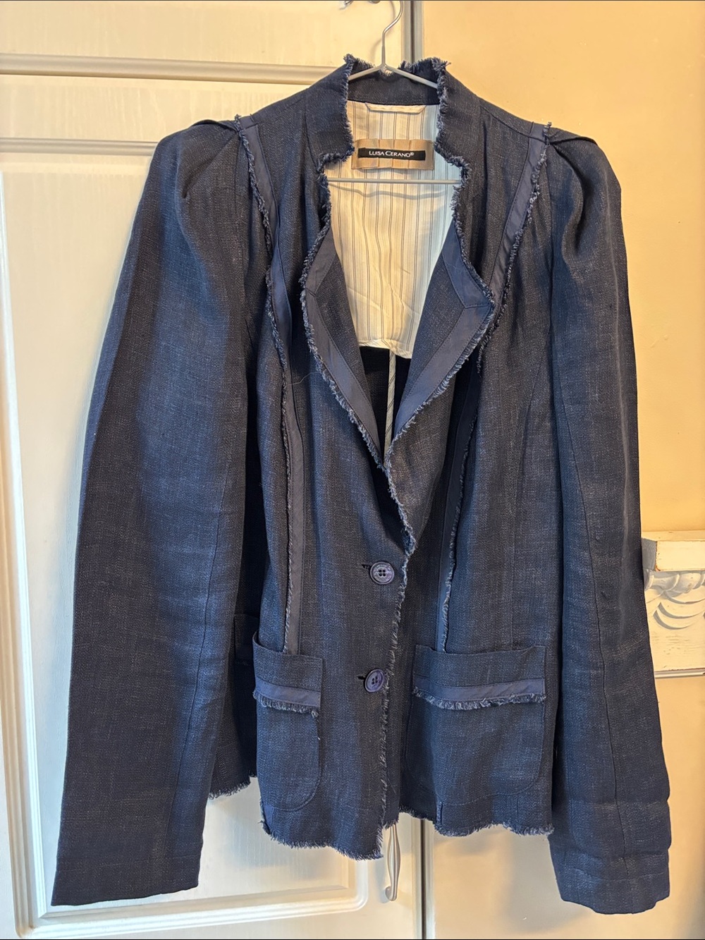 Luisa Cerano linen blazer